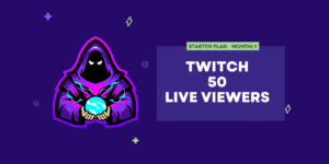 Twitch Viewer Bot - 50 Live Viewer