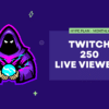 Twitch Bot - 250 viewers