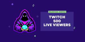 Twitch Live View Bot - 500 viewers