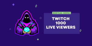 Twitch bot view 1000 viewers